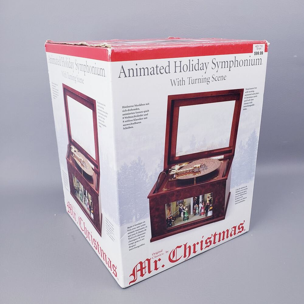 2004 Mr. Christmas Animated Holiday Symphonium Music Box Ballroom Scene
